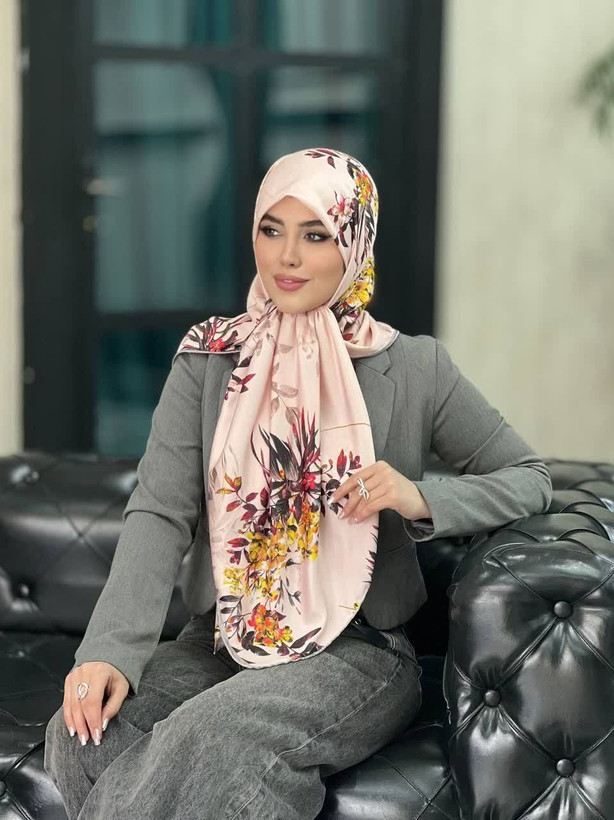روسری ابریشم اپیک(ساتن) ، قواره ۱۲۵، ارسال رایگان
