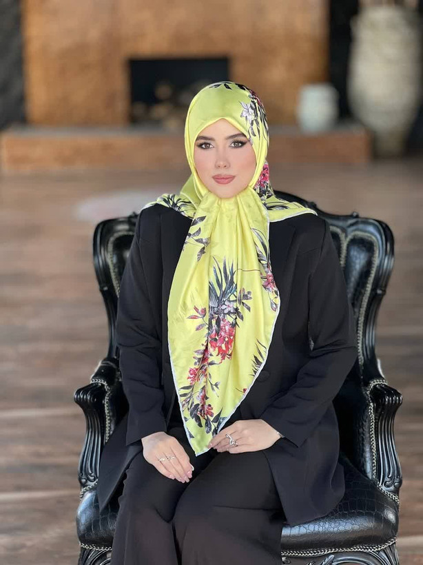 روسری ابریشم اپیک(ساتن) ، قواره ۱۲۵، ارسال رایگان