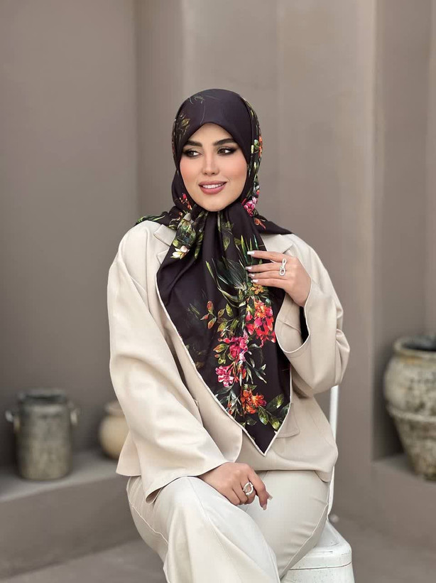 روسری ابریشم اپیک(ساتن) ، قواره ۱۲۵، ارسال رایگان