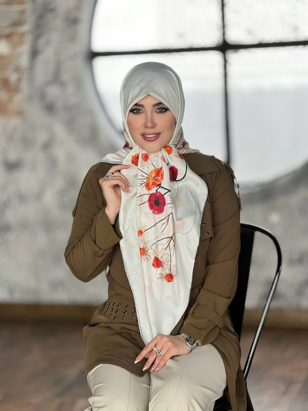 روسری ابریشم اپیک(ساتن) ، قواره ۱۲۵، ارسال رایگان