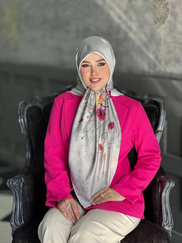 روسری ابریشم اپیک(ساتن) ، قواره ۱۲۵، ارسال رایگان