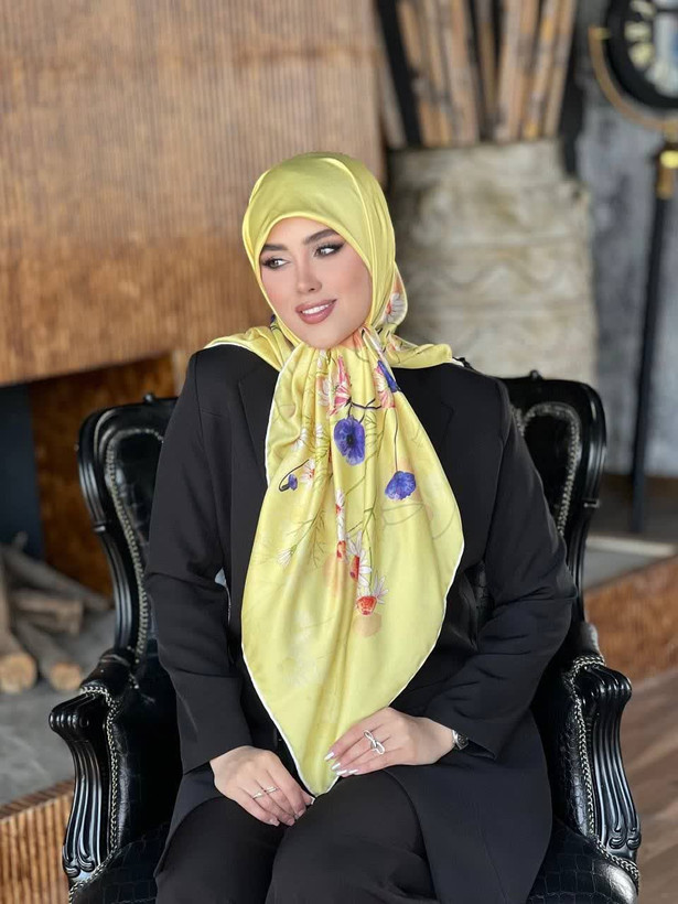 روسری ابریشم اپیک(ساتن) ، قواره ۱۲۵، ارسال رایگان