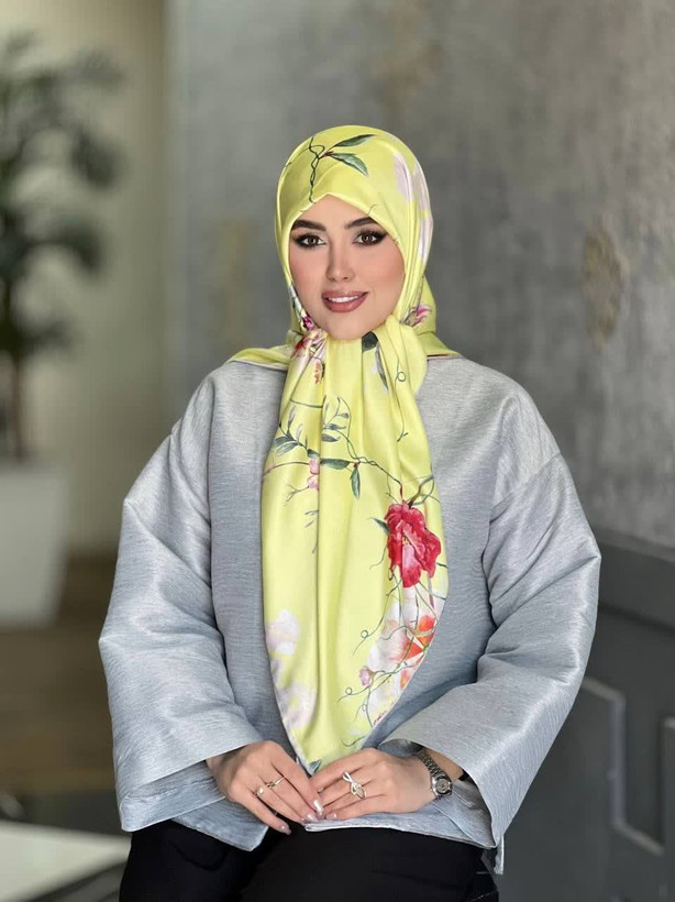 روسری ابریشم اپیک(ساتن) ، قواره ۱۲۵، ارسال رایگان