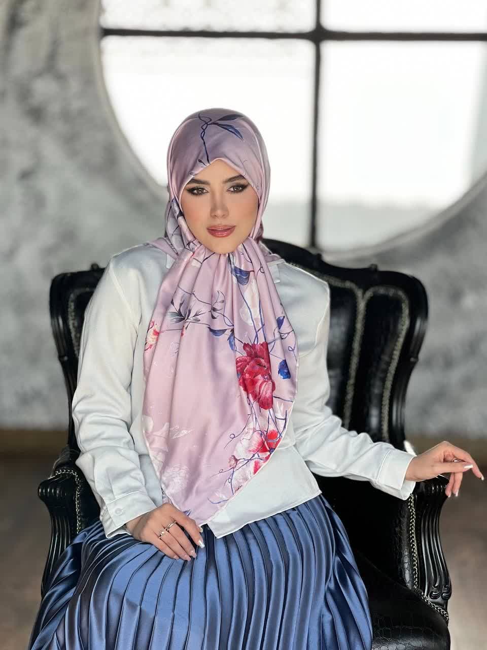 روسری ابریشم اپیک(ساتن) ، قواره ۱۲۵، ارسال رایگان