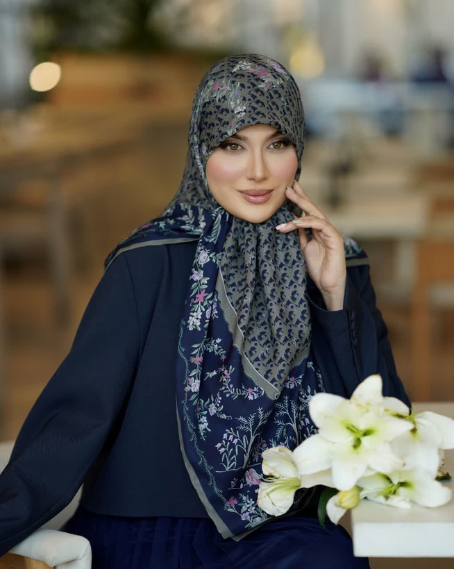روسری وال ترک طرح Dior، قواره ۱۴۰،سبک و خنک ،ارسال رایگان