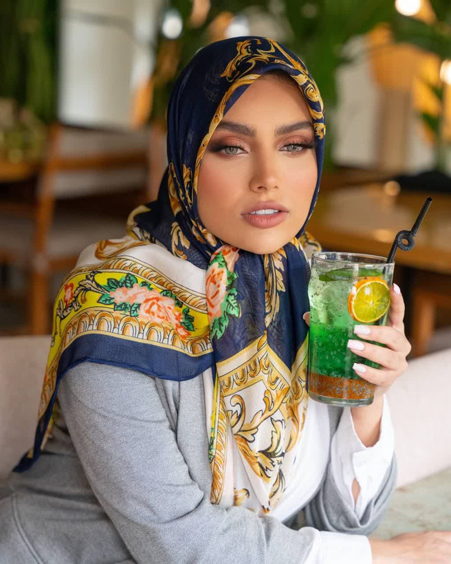روسری ابریشم رته،قواره ۱۴۰،سبک و خنک، ارسال رایگان