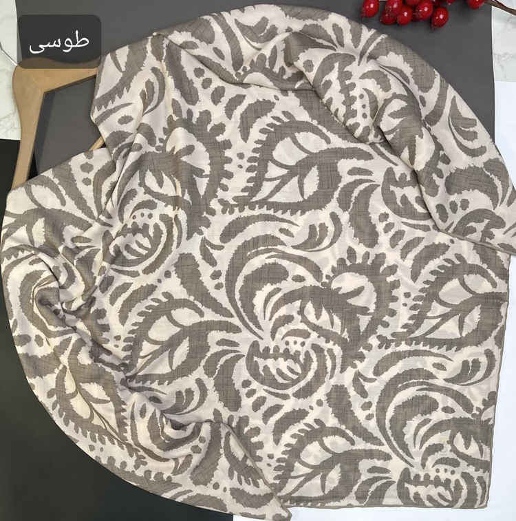 روسری نخ شانتون دوردستدوز قواره ۱۳۰ | رنگبندی متنوع