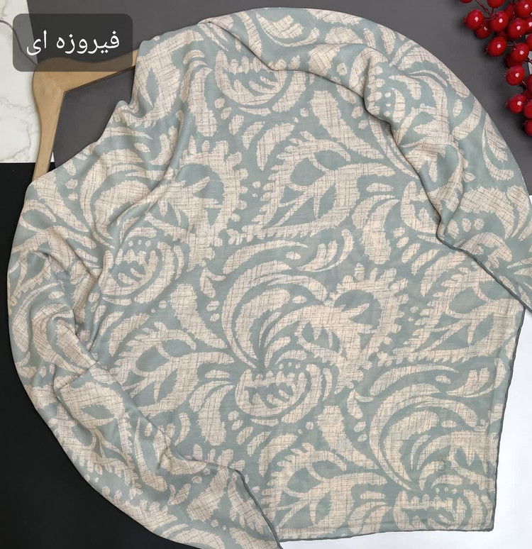 روسری نخ شانتون دوردستدوز قواره ۱۳۰ | رنگبندی متنوع