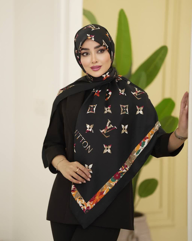 روسری ابریشم توییل قواره ۱۳۵ | تولید داخل | خوشایست